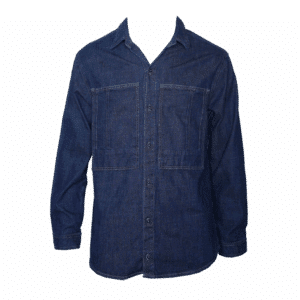 M Camisa M/L Hbr Az/Osc P Manga Larga BLUE Pequeño