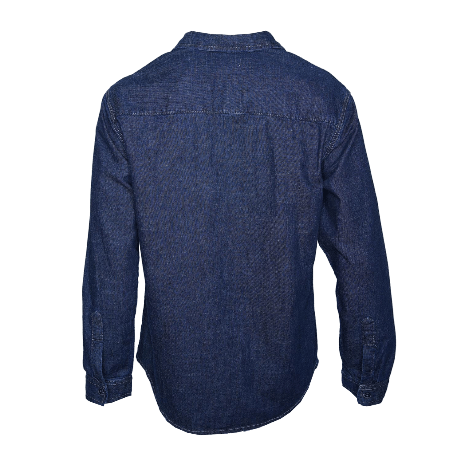 M Camisa M/L Hbr Az/Osc M Manga Larga BLUE Mediano - Imagen 2