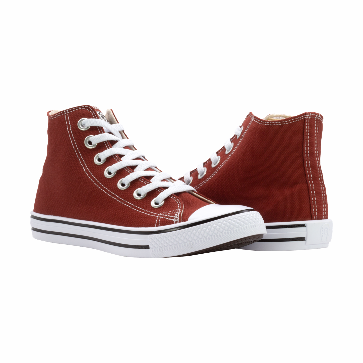 Zapato De Lona Ares Tobillo Alto Gris Y Blanco VENUS - Imagen 2