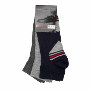 Medias Tobilleras Pack X 3 WELLMAN Talla 10-12