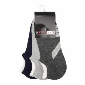 Medias Estilo Deportivo Diseño Show Pack X 3 WELLMAN Talla 10-12