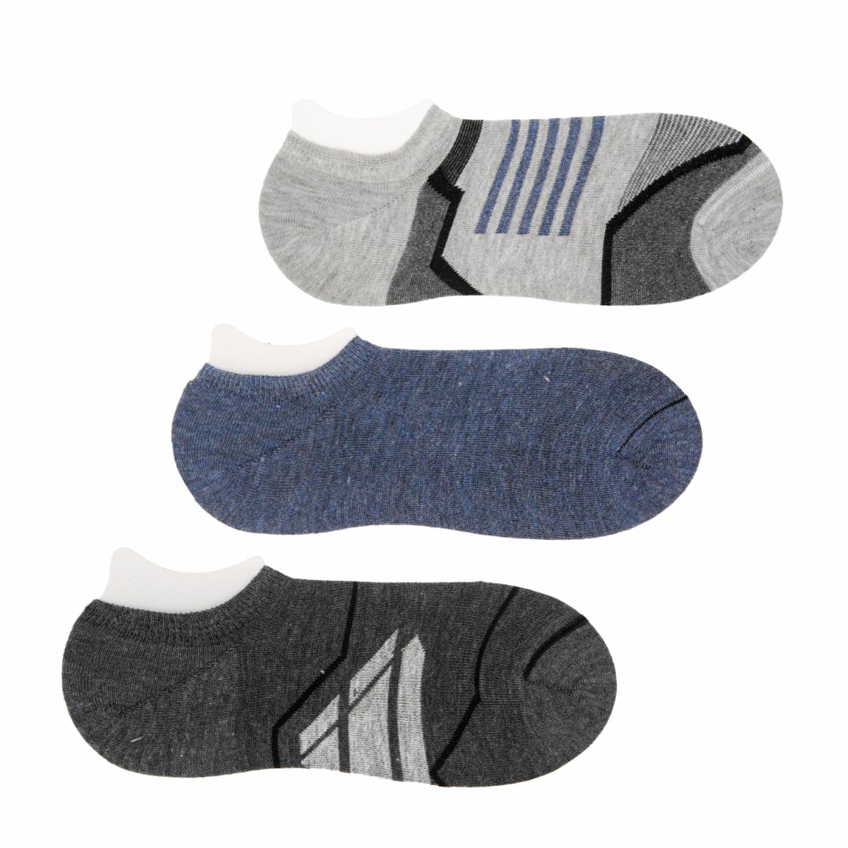 Medias Deportivas Tobillera Pack X 3 WELLMAN WOMEN Talla 9-11 - Imagen 2