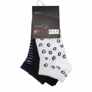 Medias Deportivas Tobillera Pack X 3 WELLMAN WOMEN Talla 9-11