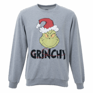 Buzo Navidad Hombre Gris GRINCH