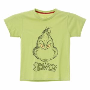 Camiseta Navidad Manga Corta Verde GRINCH
