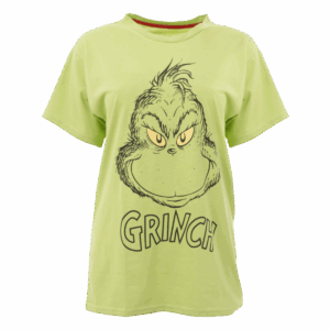 Camiseta Navidad Manga Corta Verde GRINCH