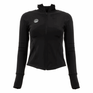 Chompa Deportiva Con Cierre Color Negra MGX SPORT