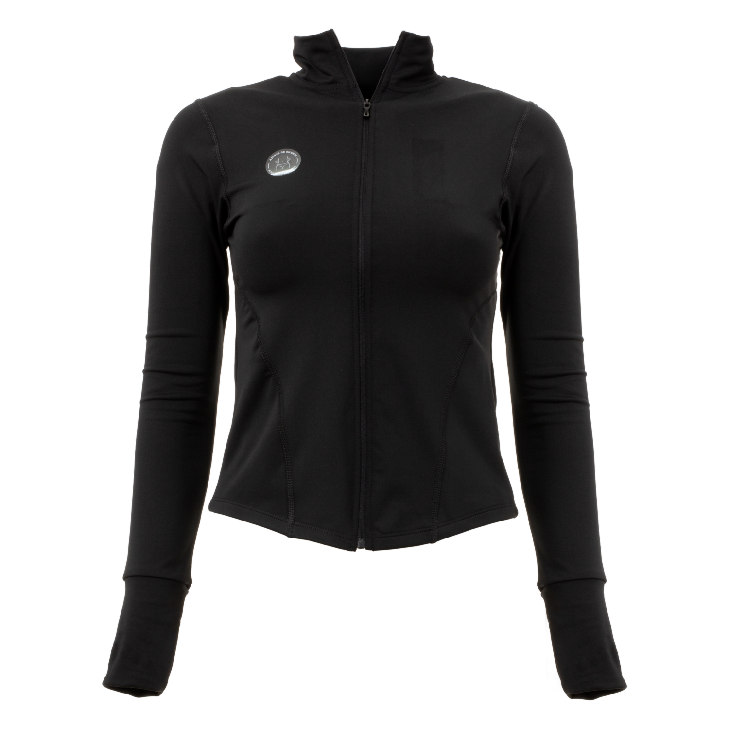 Chompa Deportiva Con Cierre Color Negra MGX SPORT - Imagen 2