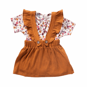 Conjunto 2 Piezas Vestido Y Camiseta Manga Corta MGX BABY