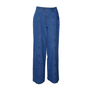 Jean Wide Leg A Rayas BLACK POINT