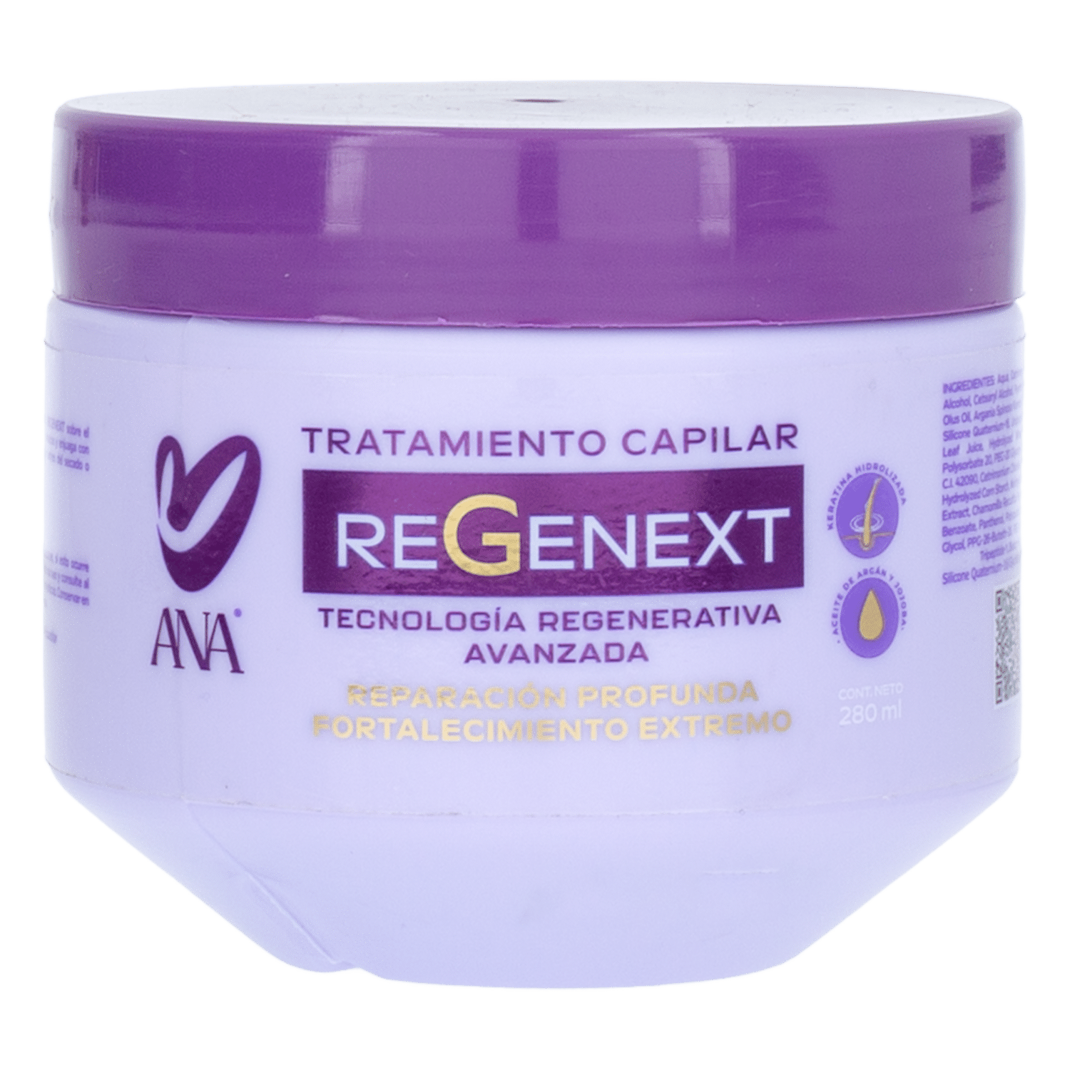 Tratamiento Capilar Tecnología Regenerativa Avanzada ANA 280 Ml - Imagen 2