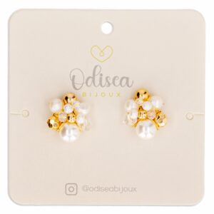 Aretes Arianna Blanco ODISEA BIJOUX Unidad