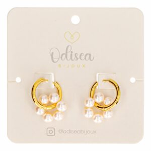 Argollas Lolita Blanco ODISEA BIJOUX Unidad