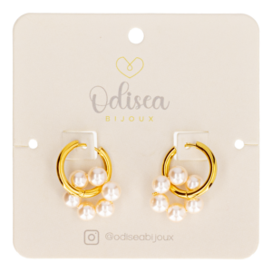 Argollas Lolita Blanco ODISEA BIJOUX Unidad