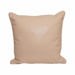Cojín Con Cierre Y Relleno Cuero POMAROSA 45 X 45 Cm