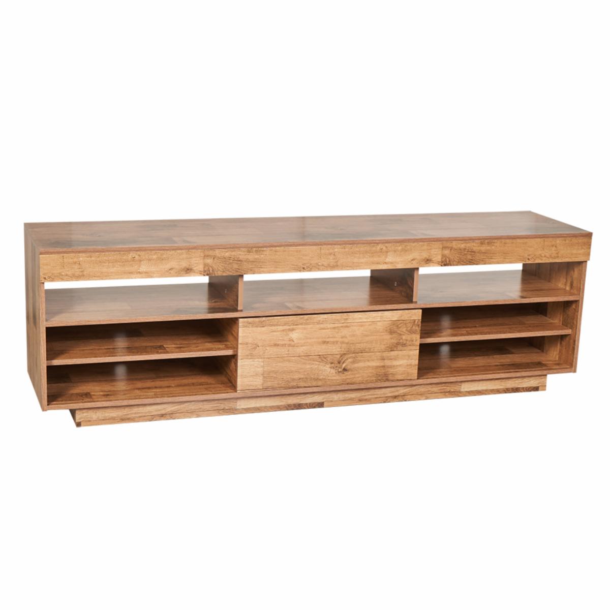 Rack De Tv Treviso 1 Puerta Rústico ARTELY MDF