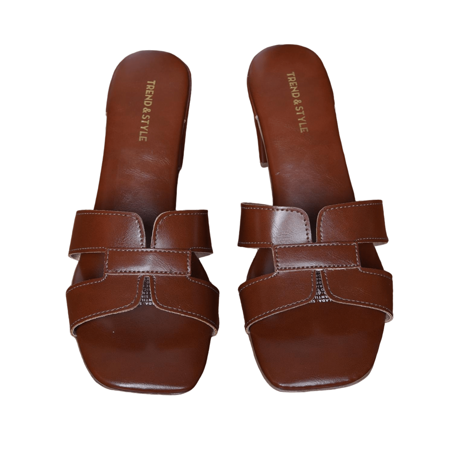 Sandalias Tiras Cruzadas Taco Cuadrado TREND & STYLE