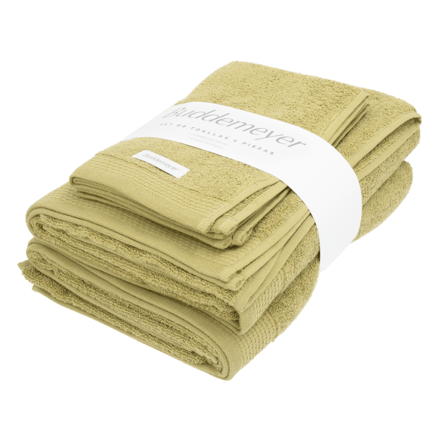 Juego De Toallas Escobee Extra Soft 420 G Blanco BUDDEMEYER