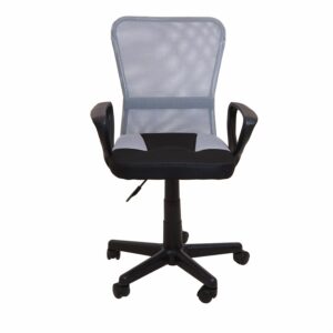 Silla De Oficina Con Apoya Brazos Negra Con Gris Claro SOPAI FURNITURE