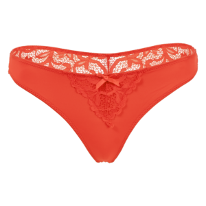 Tanga De Encaje Fin De Año Amarillo MOD BY PARFAIT