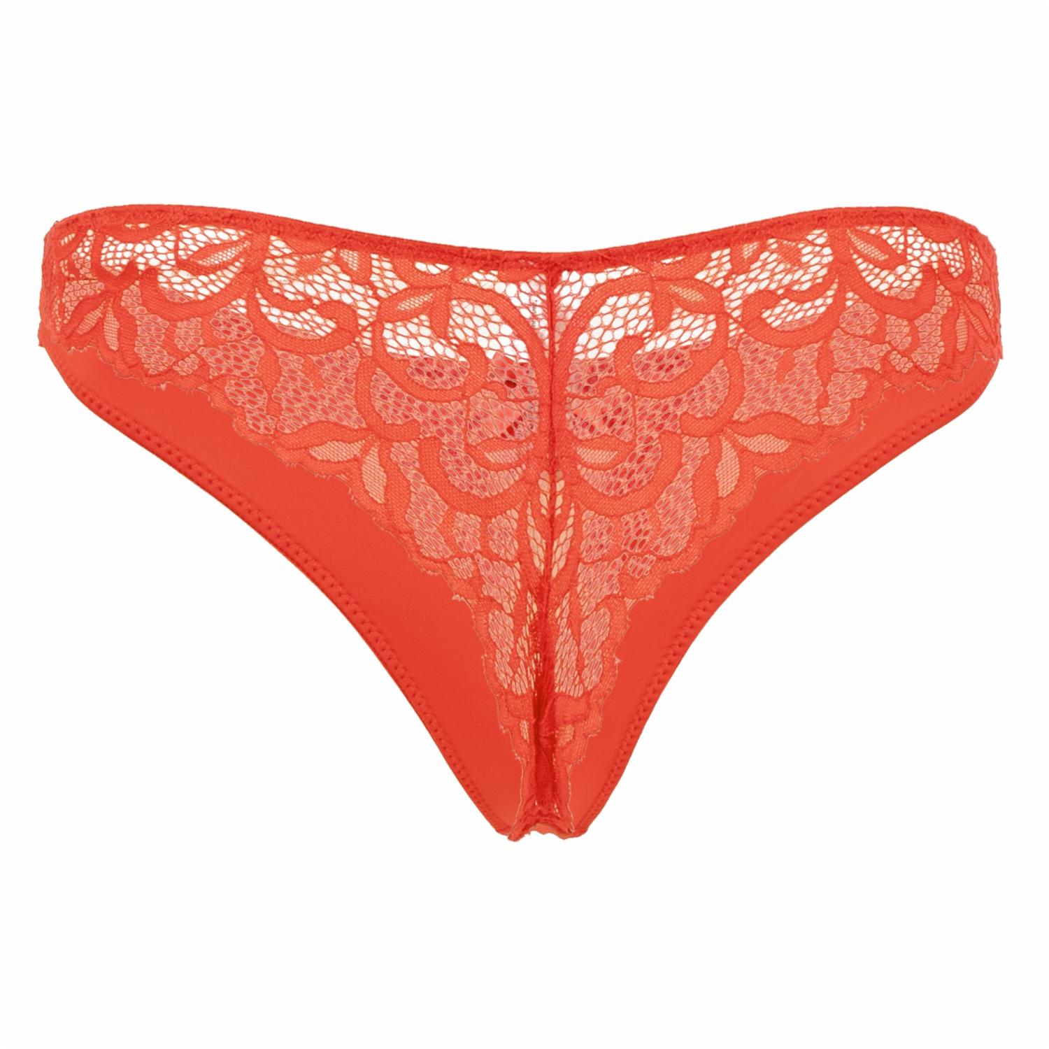 Tanga De Encaje Fin De Año Amarillo MOD BY PARFAIT - Imagen 4