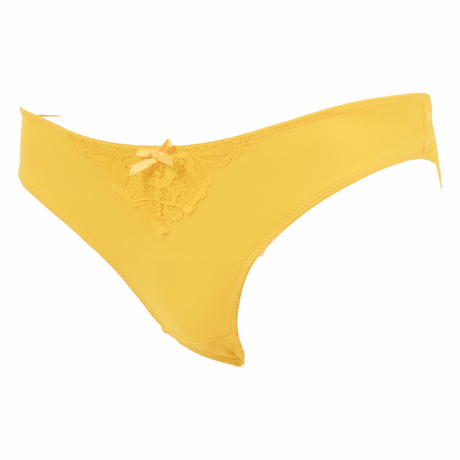 Panty Bikini De Encaje Fin De Año Amarillo MOD BY PARFAIT - Imagen 2