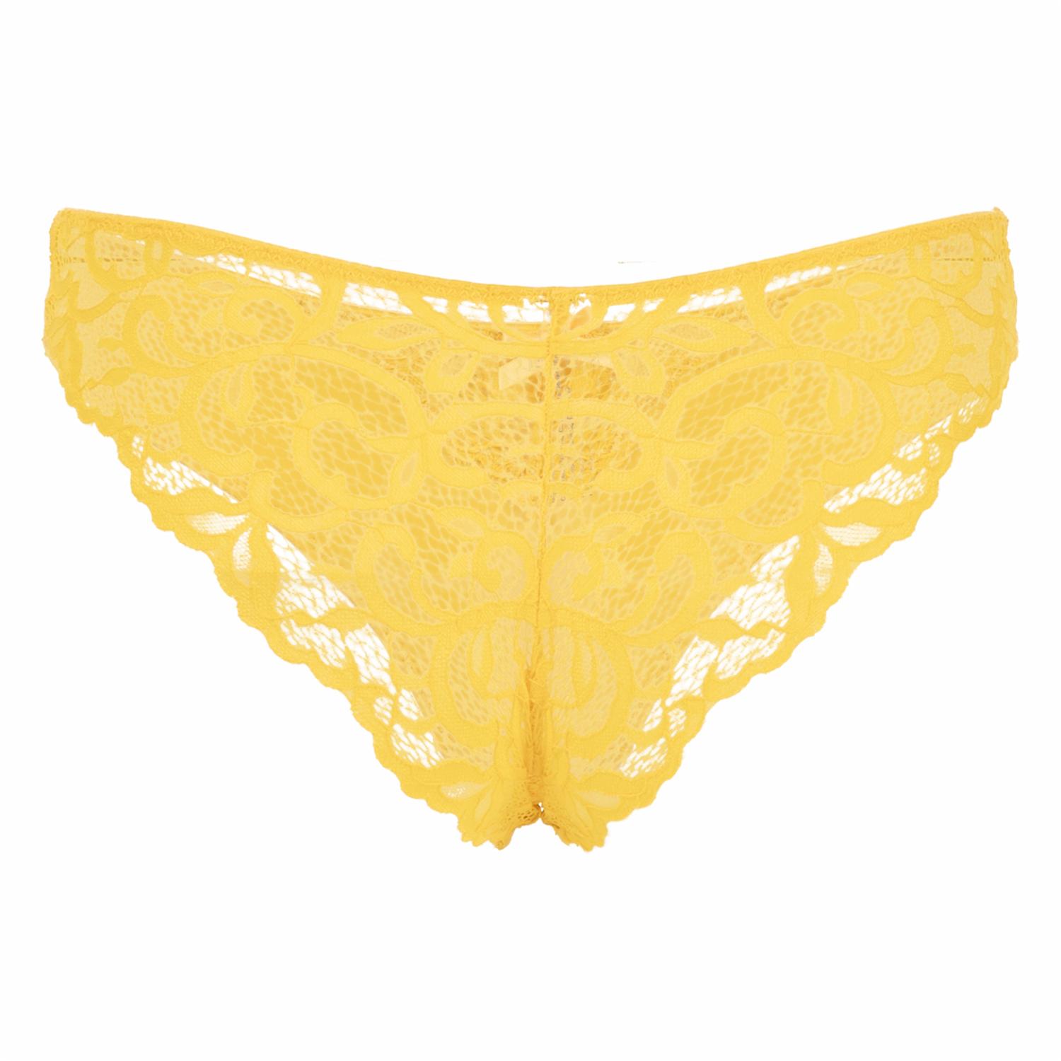 Panty Bikini De Encaje Fin De Año Amarillo MOD BY PARFAIT - Imagen 4