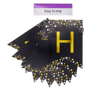 Banderín Felíz Año Nuevo FREE HOME 14 X 20 Cm