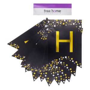 Banderín Felíz Año Nuevo FREE HOME 14 X 20 Cm