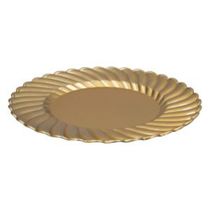 Plato Base Rina Dorado Z&L 33 Cm