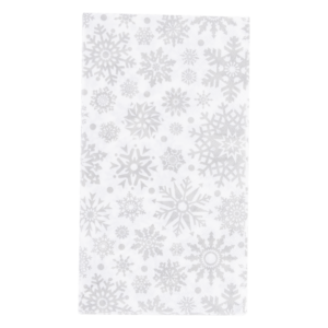 Servilletas Navideñas Diseño Copos De Nieve Gris DFHO X 20 Piezas