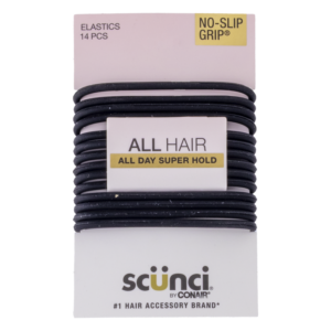 Elástico De Gel Negro X14 CONAIR Paquete