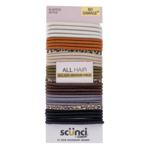 Elásticos Estampado Varios Colores X 32 CONAIR Paquete