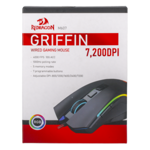 Mouse Gamer Griffin M607 REDRAGON Con Cable