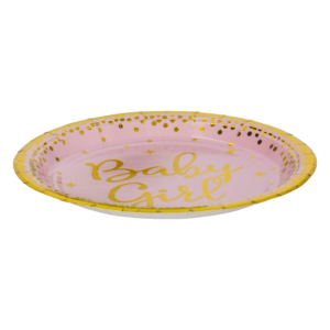 Plato Diseño Baby Girl IMPORTADORA CUMPLEAÑOS 18 Cm