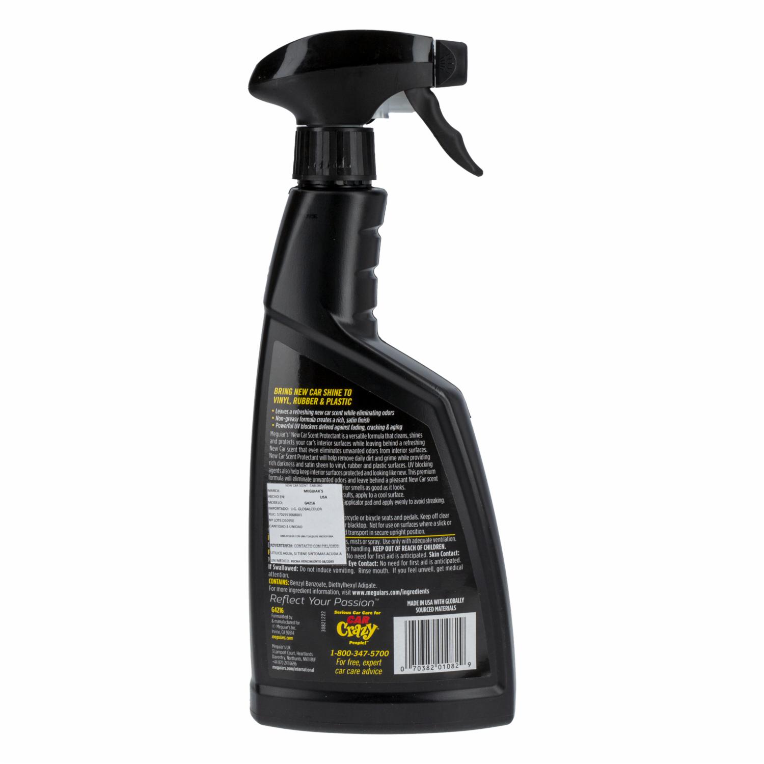 Protector De Interiores Aroma Auto Nuevo Limpia Y Abrillanta MEGUIAR'S 473 Ml - Imagen 2