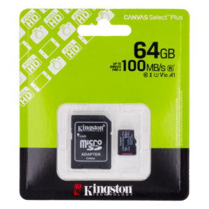 Micro Sd 64Gb Canvas Select Plus KINGSTON 3ra Generación