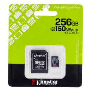 Micro Sd 256Gb Canvas Select Plus KINGSTON 3ra Generación