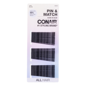 Horquillas Negras Medianas X45 CONAIR Paquete