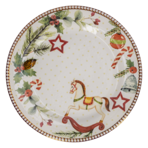 Vajilla Dulce Navidad CORONA 16 Piezas