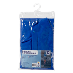 Poncho De Adulto M Color Azul MULTIPROYECTOS Unidad