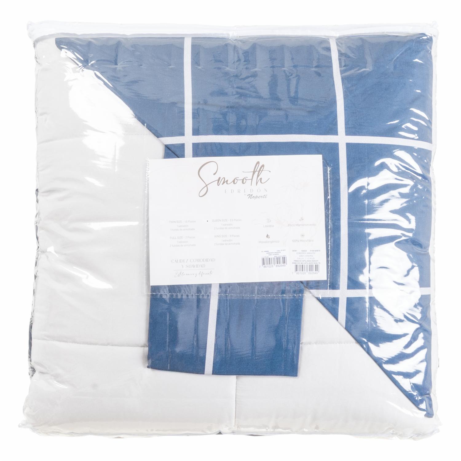 Edredón Smooth Grey Stripes NOPERTI - Imagen 6