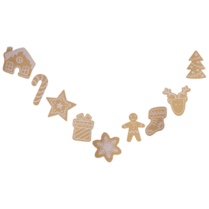 Banderín Figuras De Navidad PAPELART 20X15 CM