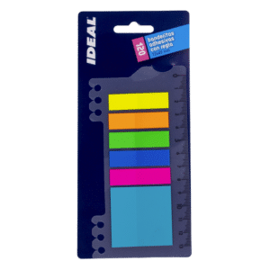 Banderitas Adhesivas Plásticas Con Regla IDEAL 12X45MM