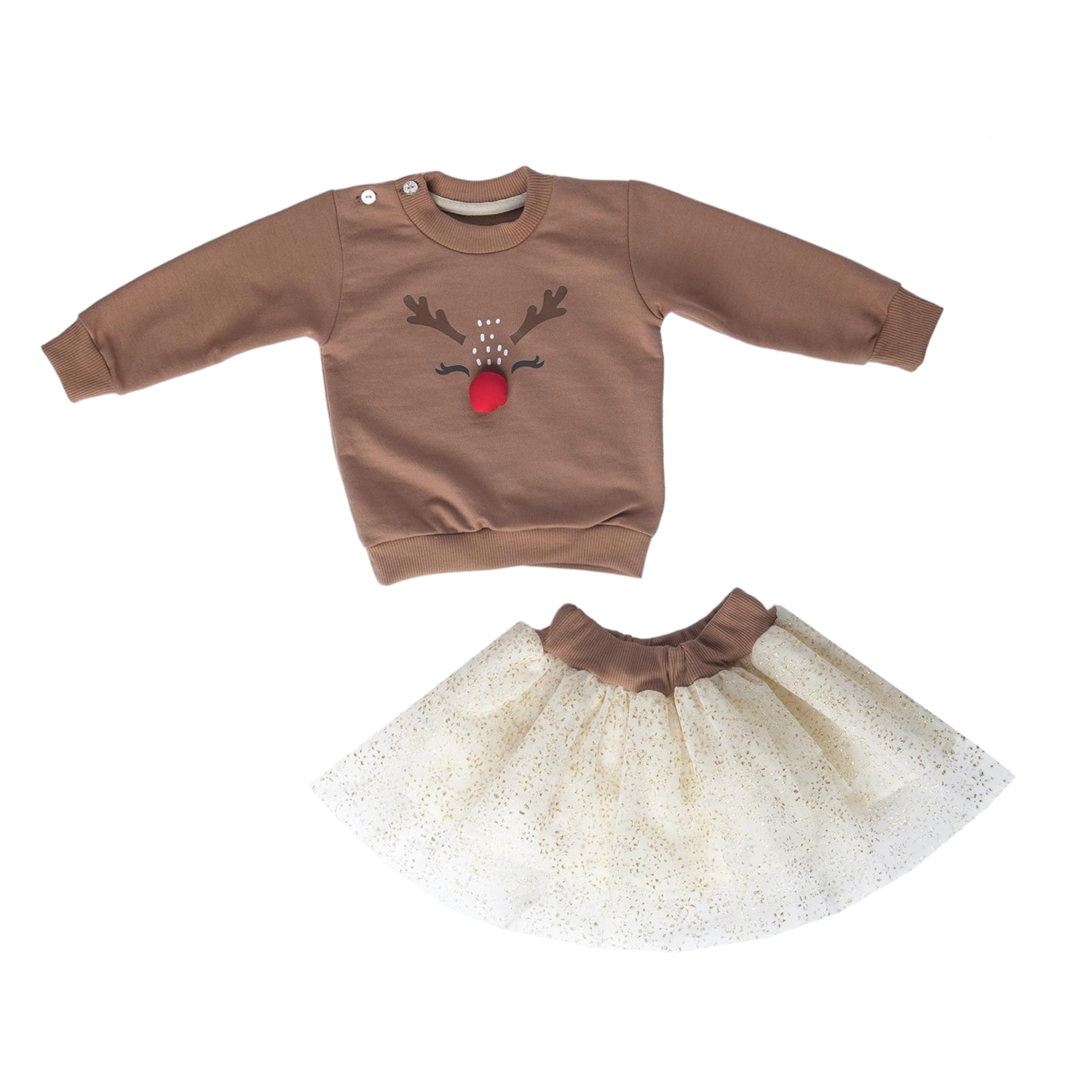 Conjunto Navidad 2 Piezas Diseño De Reno EDWIN´S JR. - Imagen 3