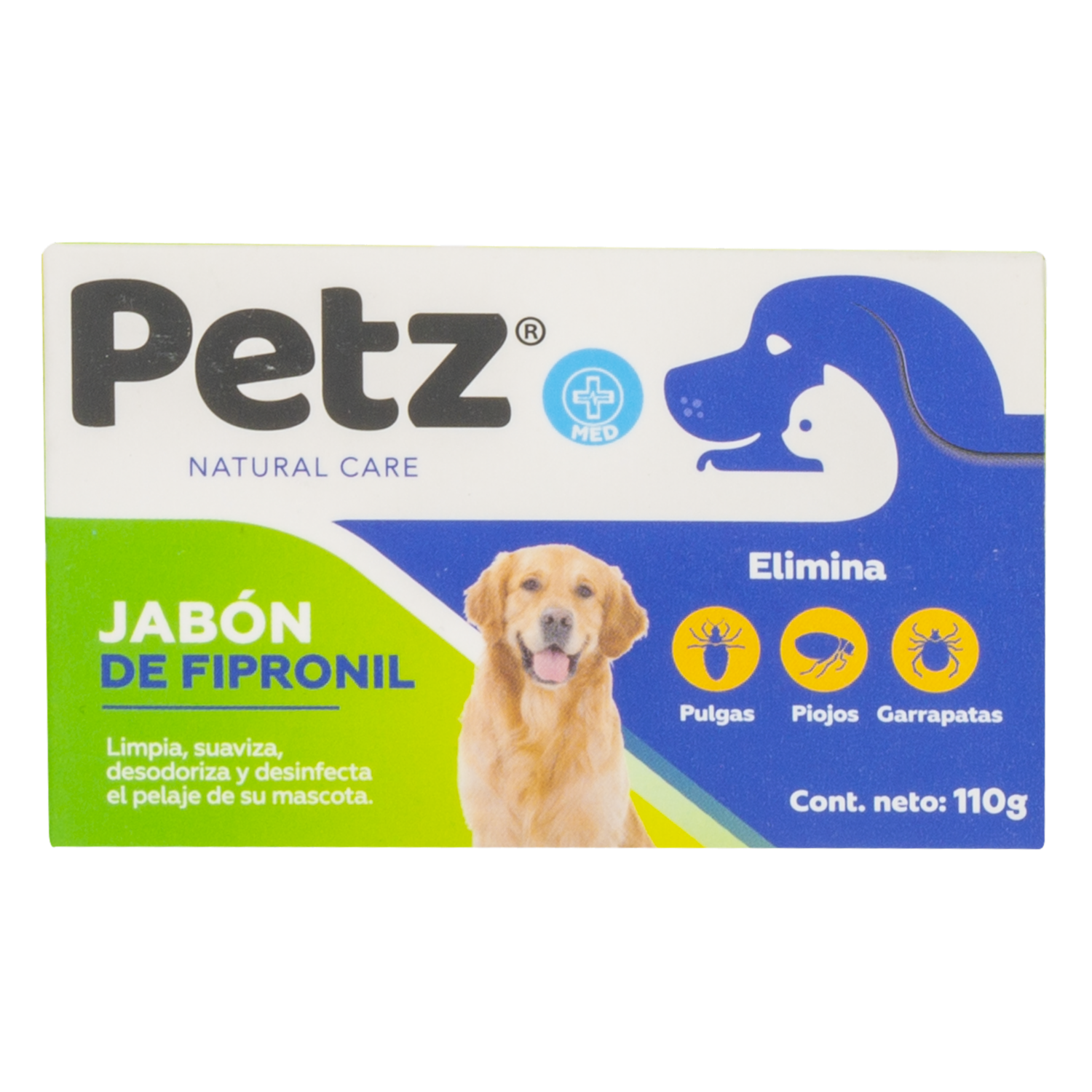 Jabón Para Mascotas De Fipronil PETZ 110 G - Imagen 3