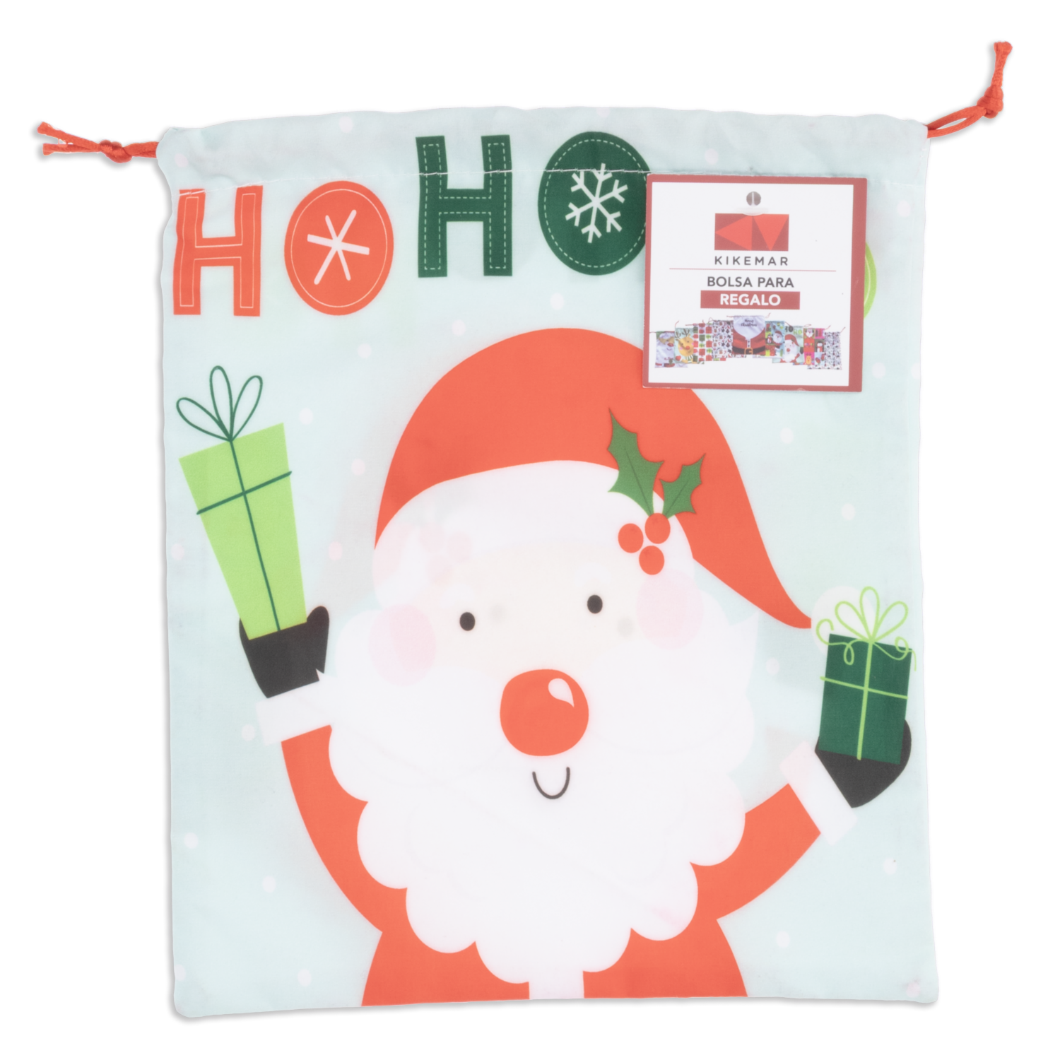 Bolsa Para Regalo Caramelos Noel Hohoho KIKEMAR 25 X 20 Cm - Imagen 3