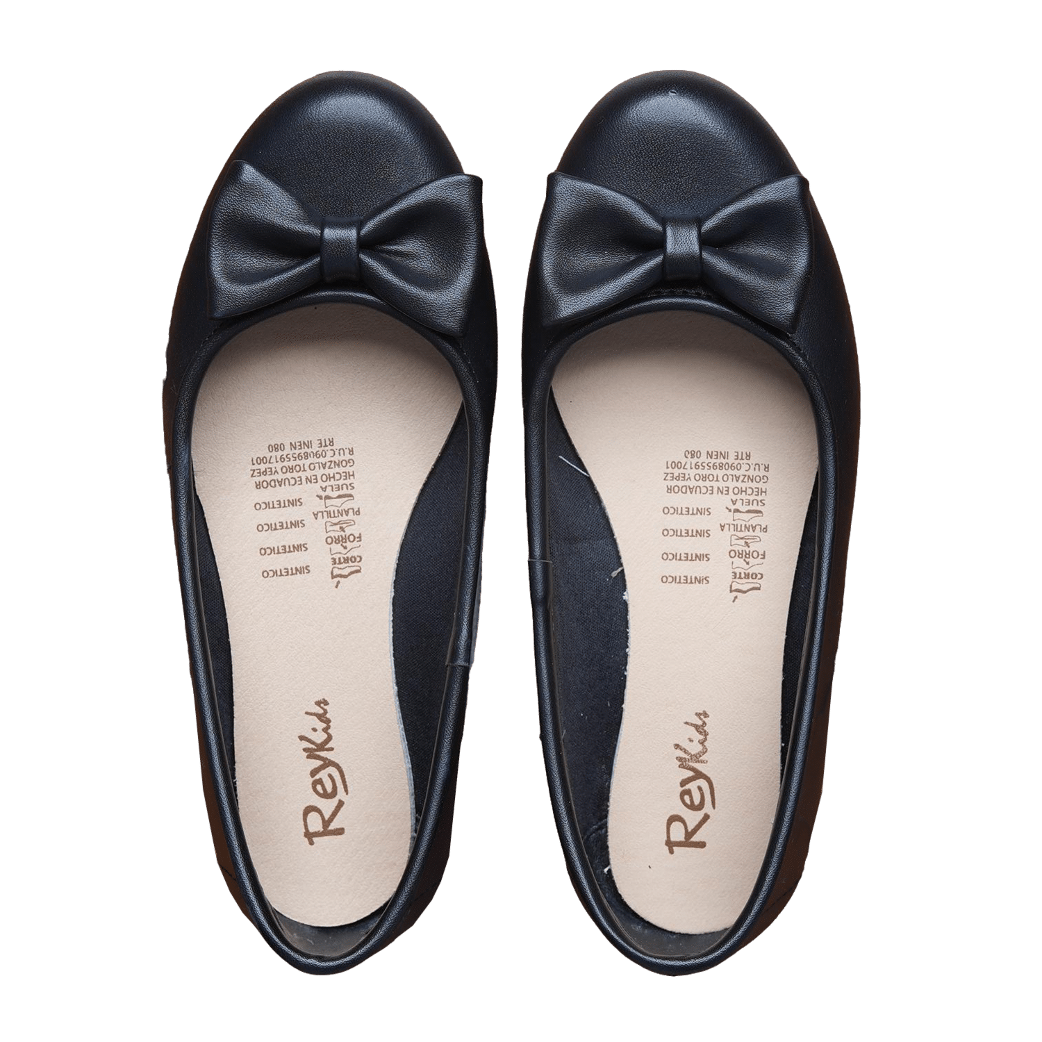 Zapatos Baleta Puntona Adorno Negro TREND & STYLE