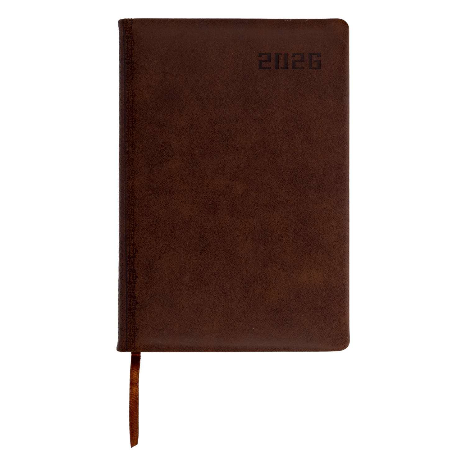 Agenda 2026 Diseño Relieve Café LANCER A5 - Imagen 2