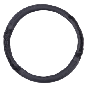 Forro De Volante Cuerina Con Pvc Negro Poroso Con Malla Negro XTREAM RACING 85Mm